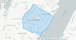 West New York Map